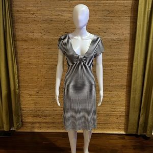 Cotton banana Republic Tee shirt striped dress
